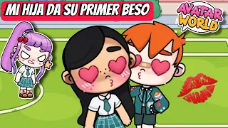 MI HIJA DA SU PRIMER BESO EN LA ESCUELA *CHICA POPULAR CELOSA Y ENOJADA*  AVATAR WORLD karola20