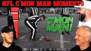 NFL Greatest C’MON Man Moments Ever REACTION!! | OFFICE BLOKES REACT!!