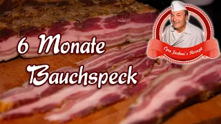 6 Monate gereiften Bauchspeck selber machen - Opa Jochens Rezept