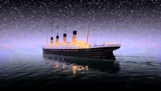 Titanic sinks in REAL TIM 2 HOURS 40 MINUTES | Титаник тонет в реальном времени.