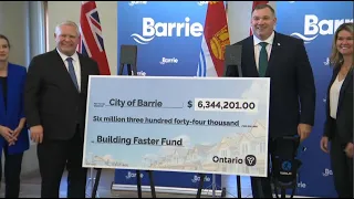 Ontario providing $6.34M to Barrie for surpassing housing target – March 15, 2024