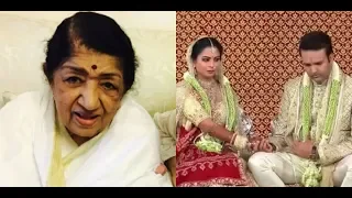 Lata Mangeshkar's lovely gesture of love and affection for ISHA AMBANI and ANAND PIRAMAL!