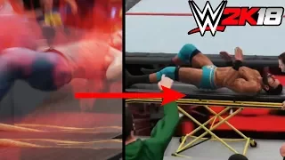 10 Times You Could Seriously Injure Your Opponent In WWE 2K18