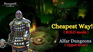 FROSTBORN | Clearing Alfars Dungeon Solo and with cheap vr gears!