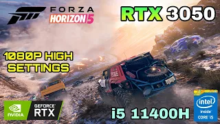 Forza Horizon 5 | RTX 3050 Laptop + i5-11400H | 1080P High Settings