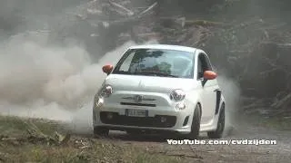 RWD Abarth 500 Drifting and Burnouts!