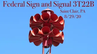 Federal Signal 3T22B / Attack W/Ambience / Saint Clair, Pennsylvania/ 9/29/20