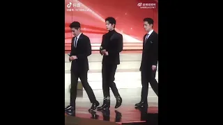 Xiao Zhan , Hu Ge, Mark Chao at CCTV award show #shorts #cdrama