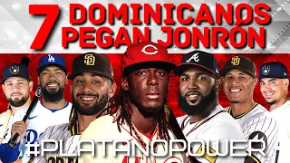 Elly de la Cruz, Tatis Jr, Manny Machado, Marcell Ozuna, Willy Adames y Gary Sánchez pegaron jonrón