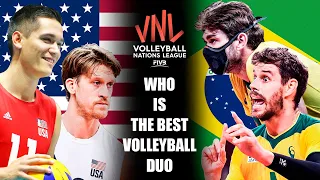 Who is the BEST Volleyball DUO ??? Micah Christenson - Maxwell Holt | Bruno Rezende - Lucas Saatkamp