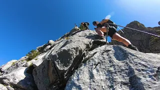 Tajakante Klettersteig | Vorderer Tajakopf