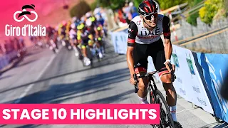 Biniam Girmay takes historic victory! | 2022 Giro d’Italia - Stage 10 Highlights