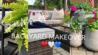 Summer 2023 | Patio decorate with me | backyard ideas | Daphne's Homescape