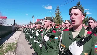 "Katyusha" for a veteran! Congratulations on Victory Day