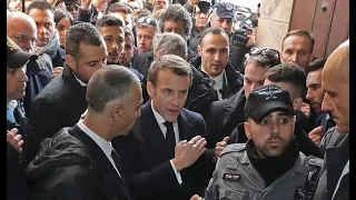 France’s Macron rebukes Israeli officer in altercation at Jerusalem church