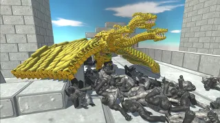 TITANUS GHIDORAH vs UNITS - Animal Revolt Battle Simulator