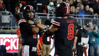 Cade Stover highlights Vs Wisconsin! Two TDs for the Ohio State TE! (2022)