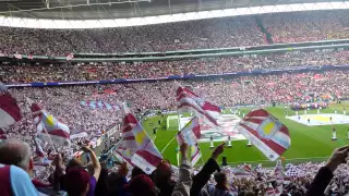 Abide With Me. Fa Cup Final 2015 Aston Villa v Arsenal @ Wembley