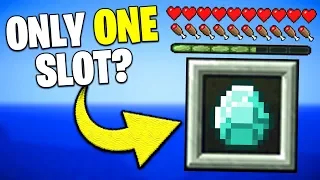 If Your Inventory Only Had ONE Slot - Minecraft