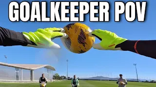 What it's like to be RC Celta Goalkeeper 🧤🩵 CHEST CAM GOALKEEPING!