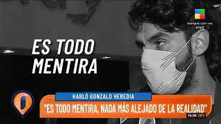 Gonzalo Heredia habló con Intrusos sobre los rumores de infidelidad: "Es todo mentira"