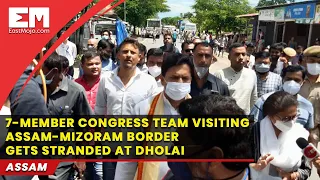Assam Police stop Congress delegation from visiting Mizoram border