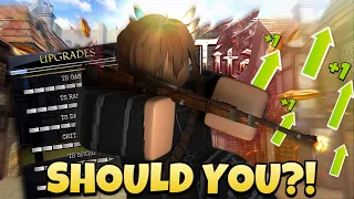 Is PRESTIGING Worth It!? Thunder Spears + Max ODMG Gear in Attack On Titan Evolution...