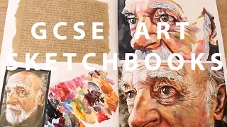 A* GCSE Art Sketchbooks