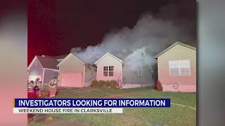 Investigators seeking info about Clarksville house fire