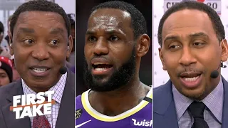 Are LeBron and Anthony Davis enough to get the Lakers to the NBA Finals? First Take debates