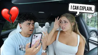 HE CAUGHT ME TEXTING MY EX.. *PRANK ON BOYFRIEND*