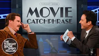 Movie Catchphrase with Ron Burgundy (Will Ferrell) | The Tonight Show Starring Jimmy Fallon