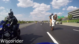 Crazy motorcycle crash ROC 2017 ride of the century