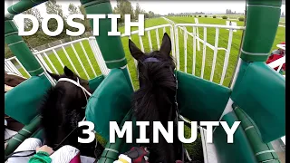 Dostih z pohledu žokejky 3 minuty / Horse race by jockey´s view - three minutes