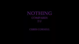 Chris Cornell - "Nothing Compares 2 U" Prince Cover