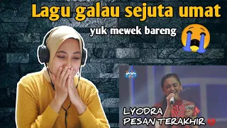 LYODRA - PESAN TERAKHIR Live at BRI Festival 2021 (REACTION)