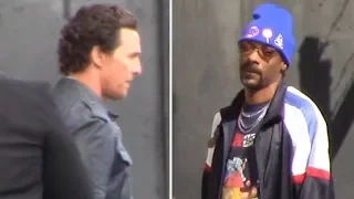 Matthew McConaughey And Snoop Dogg Are A Big Hit At Jimmy Kimmel Live