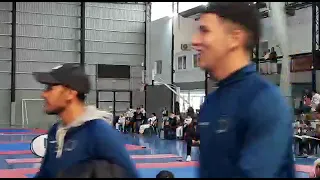 Competencia de LUCHA en el Torneo Copa Malvinas Taekwondo CUP - 12/06/22