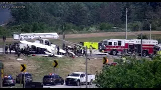 Plane crashes on Pennsylvania Turnpike