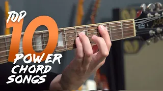 Top 10 POWER CHORD Songs - How many can YOU play?