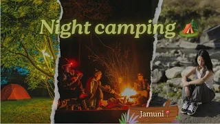 Night camping with friends 🏕️||Jamuni adventure 📍 #darjeeling_tour #melissathami