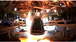 Complete 535 Second Test RS-25 Engine - NasaTV