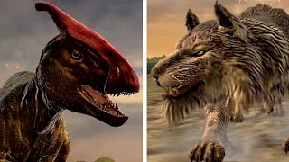 CONCATOLOCH + SAH PANTHERA vs NUBLAR SHORES (JURASSIC WORLD ALIVE)