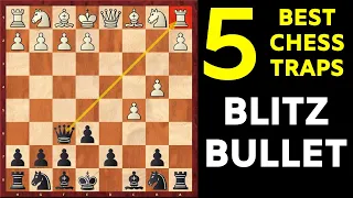 5 Best Chess Opening Traps for BLITZ and BULLET | Part-2