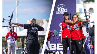 Egypt v Tunisia – recurve women team gold | Nabeul 2023 African Championships