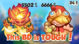 This BD is TOUGH! Blade Dancer (5502%) vs Riding Hood (6666%) | PVP Rush Royale