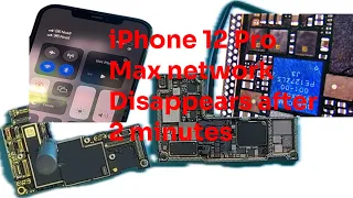 iPhone 12 Pro Max network problem #iphone ( cellular) after 2 minute network disappear 🫠