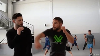 Chad Mendes and Dustin Akbari MMA Wrestling Drills