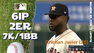 Cristian Javier | Aug 2, 2022 | MLB highlights