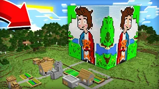 ПОДПИСЧИК ПОСТРОИЛ МНЕ КАРТУ В ДЕРЕВНЕ ЖИТЕЛЕЙ В МАЙНКРАФТ | Компот Minecraft